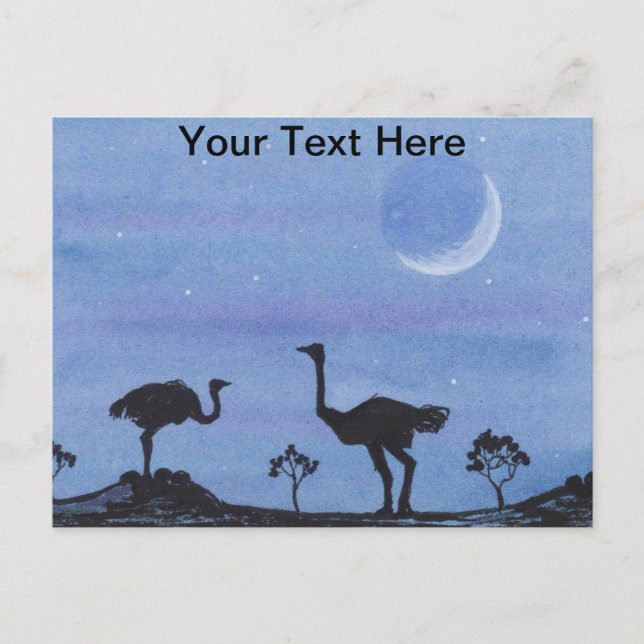 Postal Ostriches (Anverso)