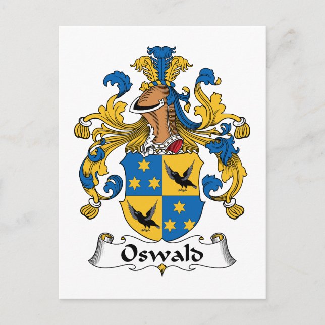 Postal Oswald Family Crest (Anverso)