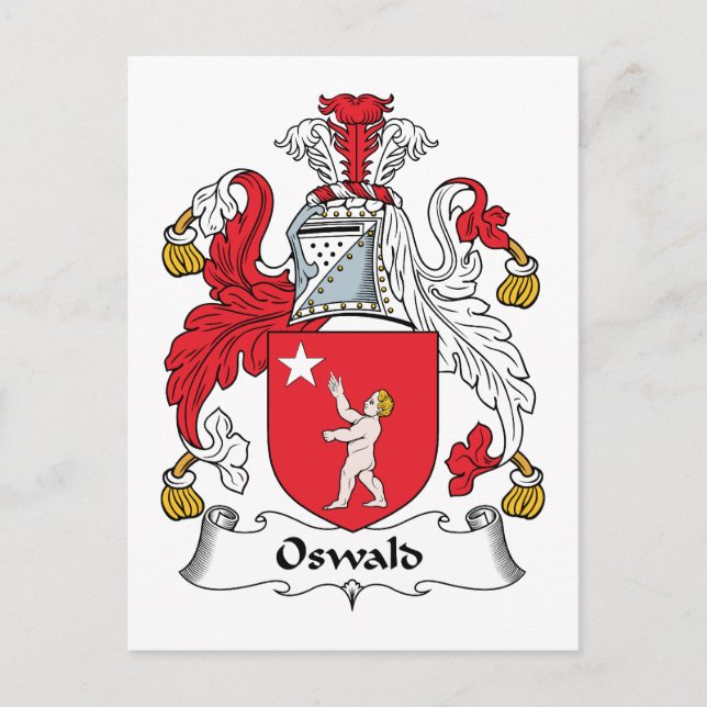 Postal Oswald Family Crest (Anverso)