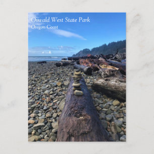 Postal Oswald West State Park, Oregon Postcard