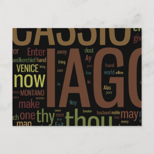 Postal Othello Word Mosaic