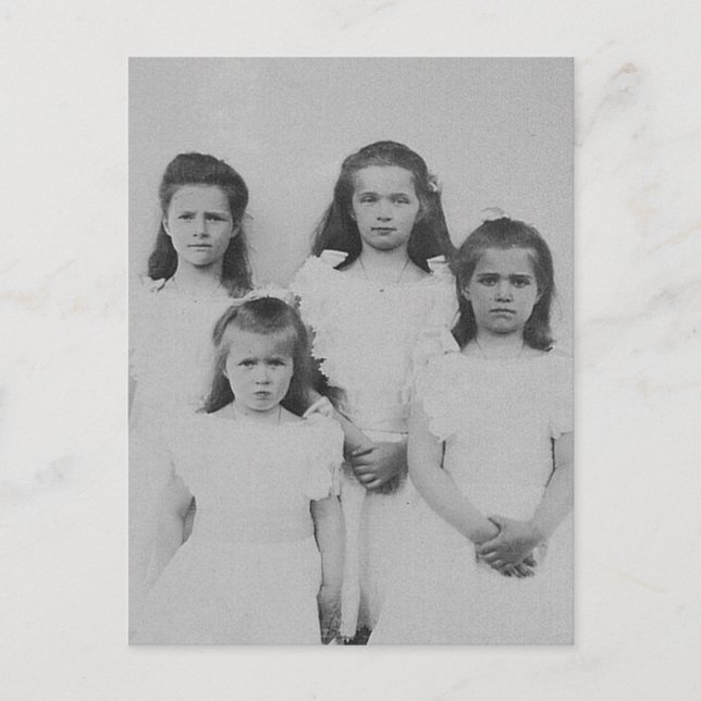 Postal OTMA Romanov - Rusia (Anverso)