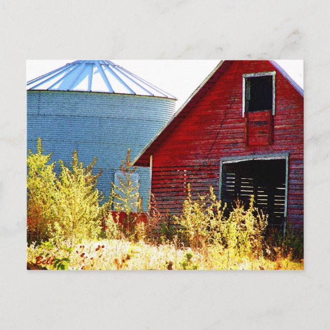Postal Otoe County Barn Postcard (Anverso)