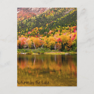 Postal Otoño a orillas del lago Postcard