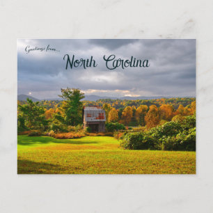 Postal Otoño Cerca Del Mt Airy Carolina Del Norte