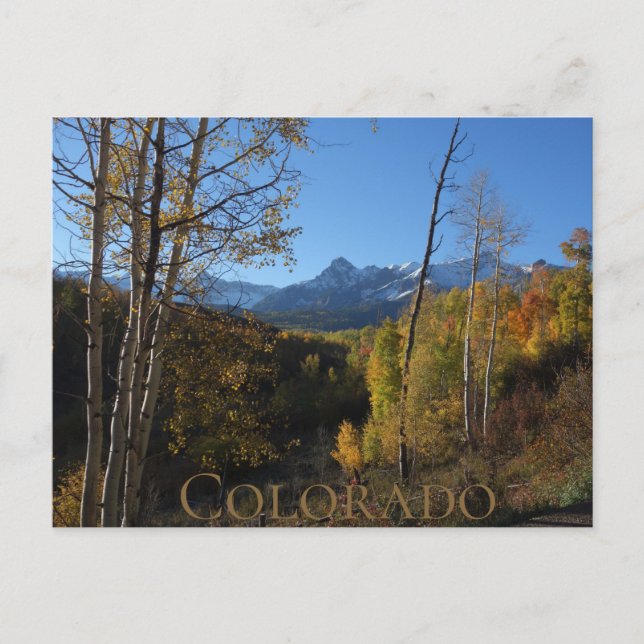 Postal Otoño de Colorado  (Anverso)