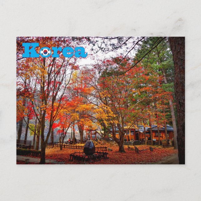 Postal Otoño de Corea (Anverso)