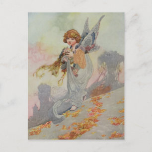 Postal Otoño de las estaciones