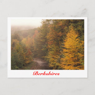Postal Otoño de Mill Brook, corriente de Berkshires
