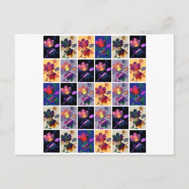 Postal Otoño deja un choque rústico en el muelle (Anverso)