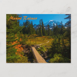 Postal Otoño del Monte Rainier