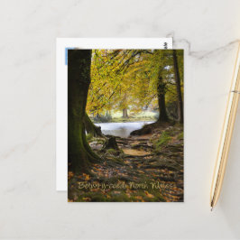 Postal Otoño en Betws-y-coed, Gales del Norte