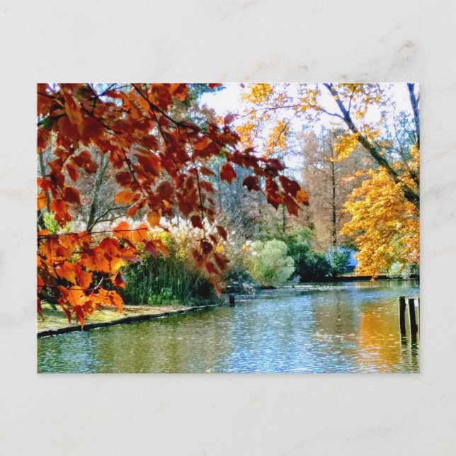 Postal Otoño en Carolina del Norte (Anverso)