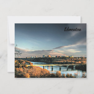 Postal Otoño en Edmonton, escénico