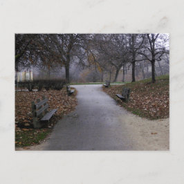 Postal Otoño en el parque