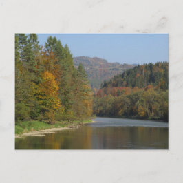 Postal Otoño en el río Pieniny Dunajec