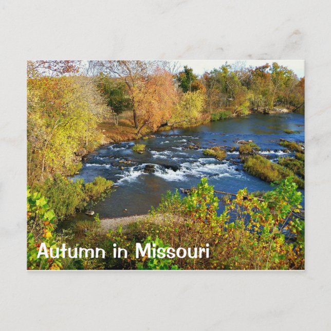 Postal Otoño en Joplin Missouri / Shoal Creek (Anverso)