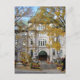 Postal Otoño en la ciudad de Quebec