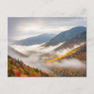Postal Otoño en las montañas Adirondack