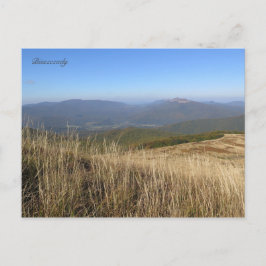 Postal Otoño en las montañas de Bieszczady