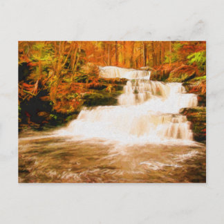 Postal Otoño en los Poconos