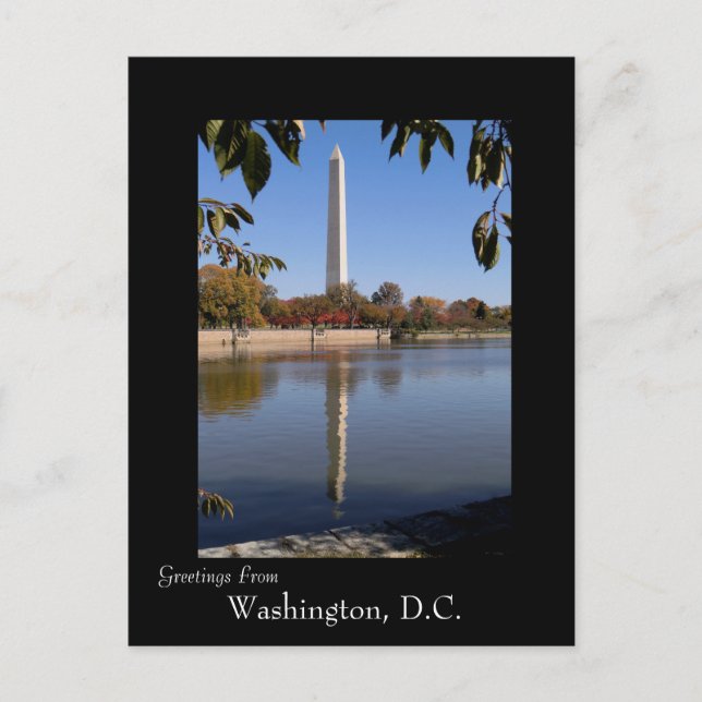 Postal Otoño en Washington DC (Anverso)