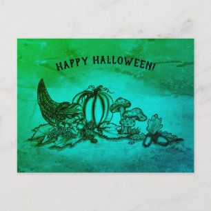 Postal Otoño, ¡Feliz Halloween!