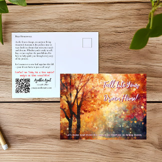 Postal Otoño Inmobiliario Marketing para Nuevos Clientes