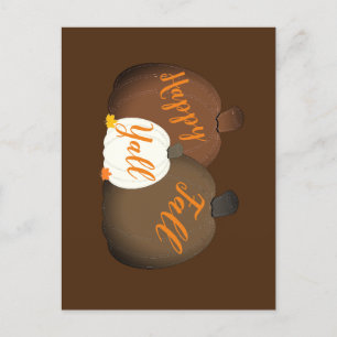 Postal Otoño/otoño/calabaza
