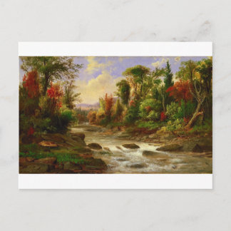 Postal Otoño Río Forestal Robert Duncanson Destiny