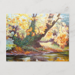 Postal Otoño sobre el Darent 1999