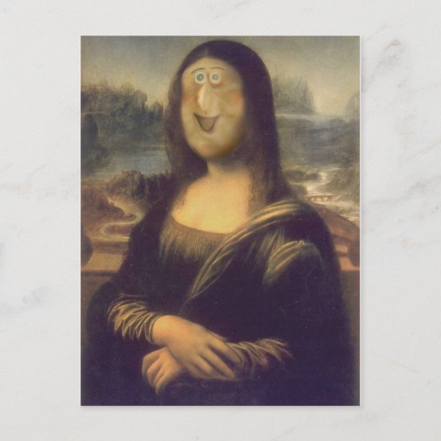 Postal Otra Mona Lisa (Anverso)