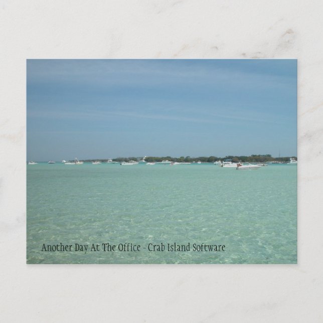 Postal Otro Día En La Oficina (Anverso)