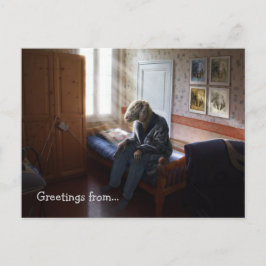 Postal Otro día, saludos desde... | Alegría