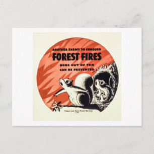 Postal Otro enemigo para conquistar la selva incendia la 