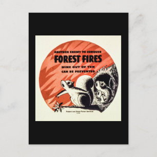 Postal Otro enemigo para conquistar la selva incendia la 
