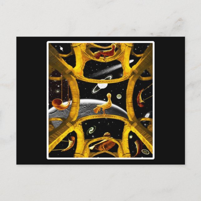 Postal Otro mundo (Anverso)