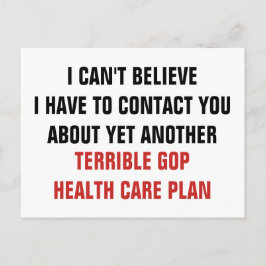 Postal Otro plan de salud terrible para el GOP