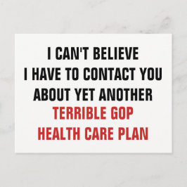Postal Otro plan de salud terrible para el GOP