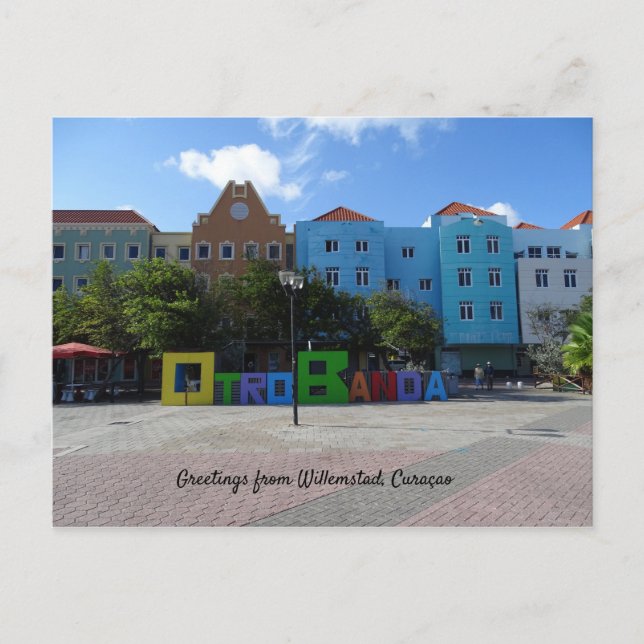 Postal Otrobanda Willemstad Curaçao (Anverso)