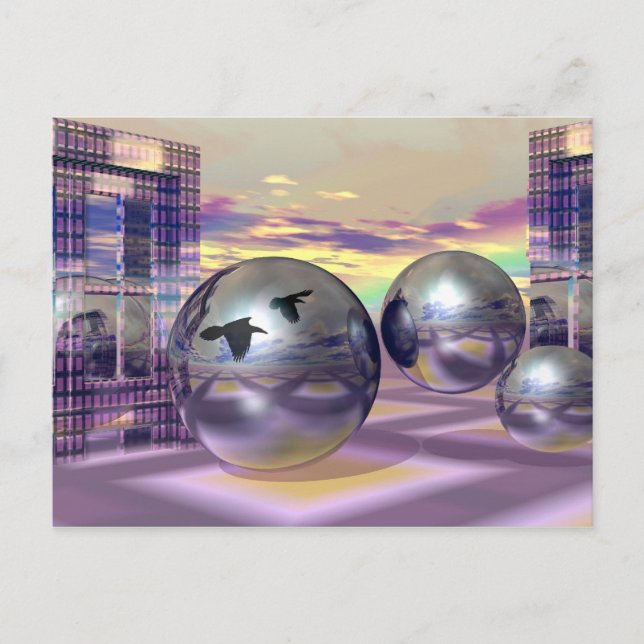 Postal Otros mundos (Anverso)