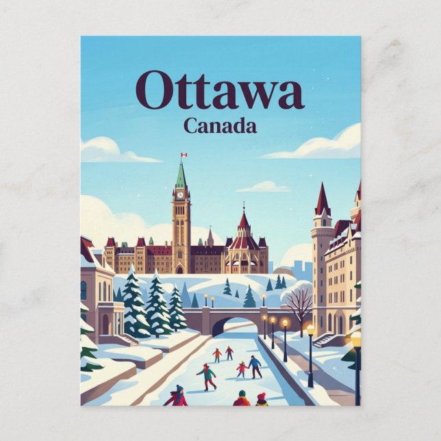 Postal Ottawa, Canadá (Anverso)