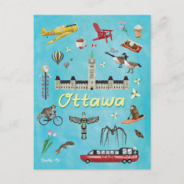 Postal Ottawa Canada Summer Greetings