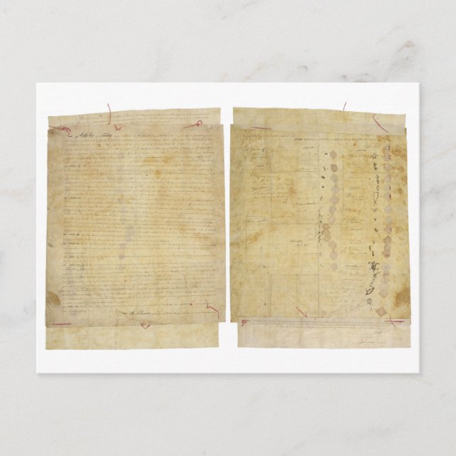 Postal Ottawa Chippewa Wyandot Potawatomi (Anverso)