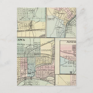 Postal Ottawa, LaSalle, Galena, Jonesboro y Sparta