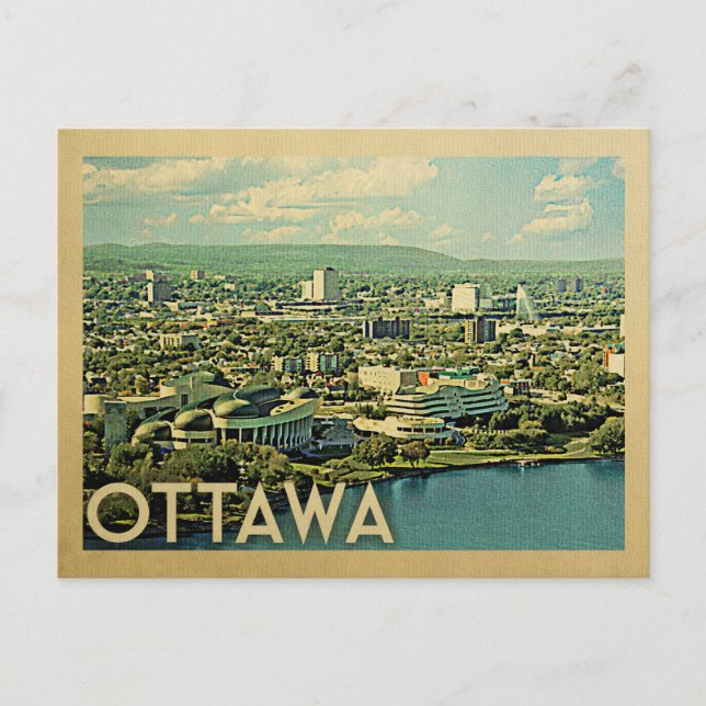 Postal Ottawa Postcard Canada Vintage Travel (Anverso)