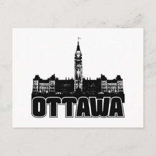 Postal Ottawa Skyline