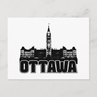 Postal Ottawa Skyline