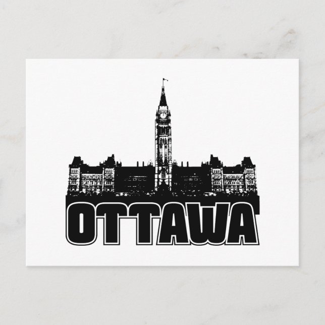 Postal Ottawa Skyline (Anverso)