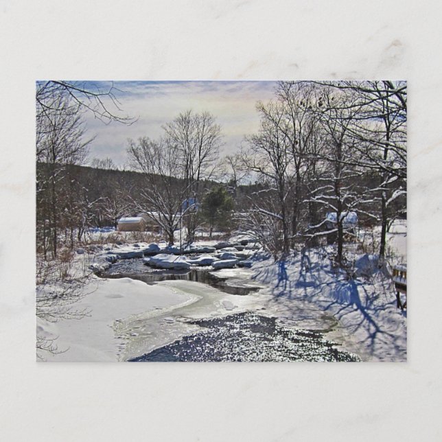 Postal Otter Brook Winter Scene (Anverso)